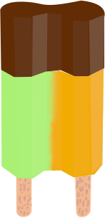 a drawing of a twinni icecream